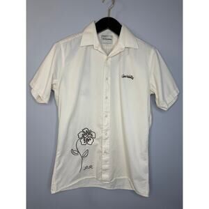 Pas une Marque PR es Cosa Nuestra Shirt Short Sleeve Men's S Cream Black